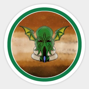 The all Mighty Cthulhu Sticker